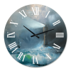 Designart 1 in Coastal Wall Clock