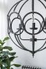 4 - Light Metal Chandelier, Hanging Light Fixture with Adjustable Chain for Kitchen Dining Room Foyer Entryway, Bulb Not Included