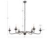 Brighton 6-Light Farmhouse Metal Chandelier