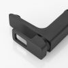 Single Handle Single Hole Low-Arc Bathroom Faucet with Supply Line in Matte Black
