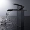 New Waterfall showerhead bathroom faucet, single handle bathroom sink faucet