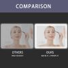 48×36 inch LED-Lit bathroom mirror, wall mounted anti-fog memory Adjustable Brightness front and back light Rectangular Vanity mirror