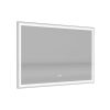 55×36 inch LED-Lit bathroom mirror, wall mounted anti-fog memory Large Adjustable Brightness front and back light Rectangular Vanity mirror