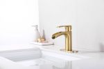 Bathroom Faucet Waterfall Bathroom Faucet Pop Up Drain Bathroom Sink Faucet,Faucet for Bathroom Sink,Single Handle Single Hole Bathroom Faucets