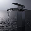 New Waterfall showerhead bathroom faucet, single handle bathroom sink faucet