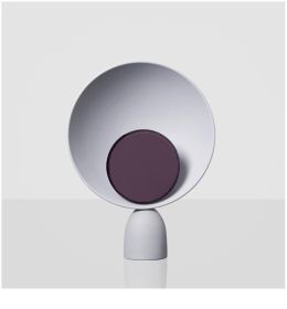 Nordic Denmark Modern Art Creative Study Room Simple Table Lamp (Option: Dark purple-UK)