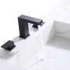 Widespread 3 Hole Bathroom Faucet,2 Handles 8 Inch Bathroom Faucets for Sink 3 Hole, Modern Bathroom Vanity Sink Faucet