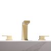 Widespread 3 Hole Bathroom Faucet,2 Handles 8 Inch Bathroom Faucets for Sink 3 Hole, Modern Bathroom Vanity Sink Faucet